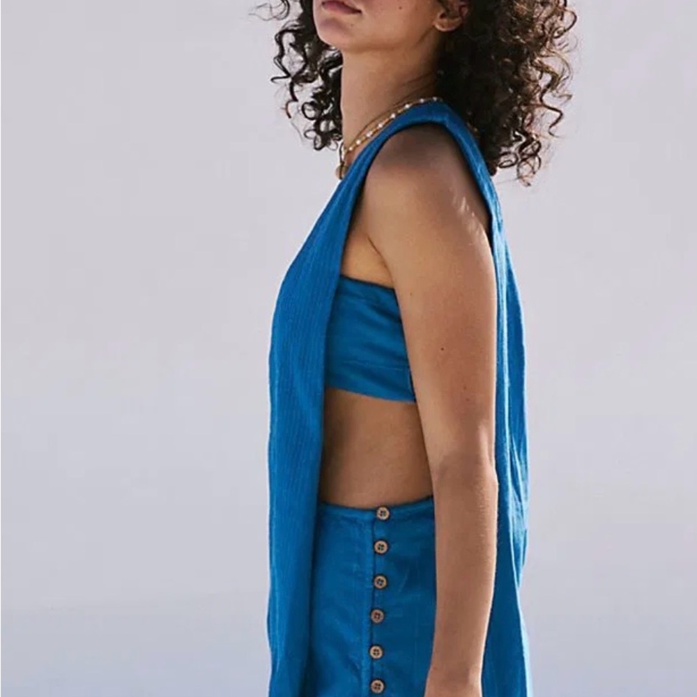 Free People Yara Set in Blue - Picture 2 of 7